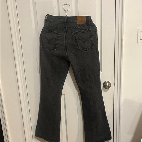 Levi's Dark Gray Flare Jeans - Picture 3 of 8